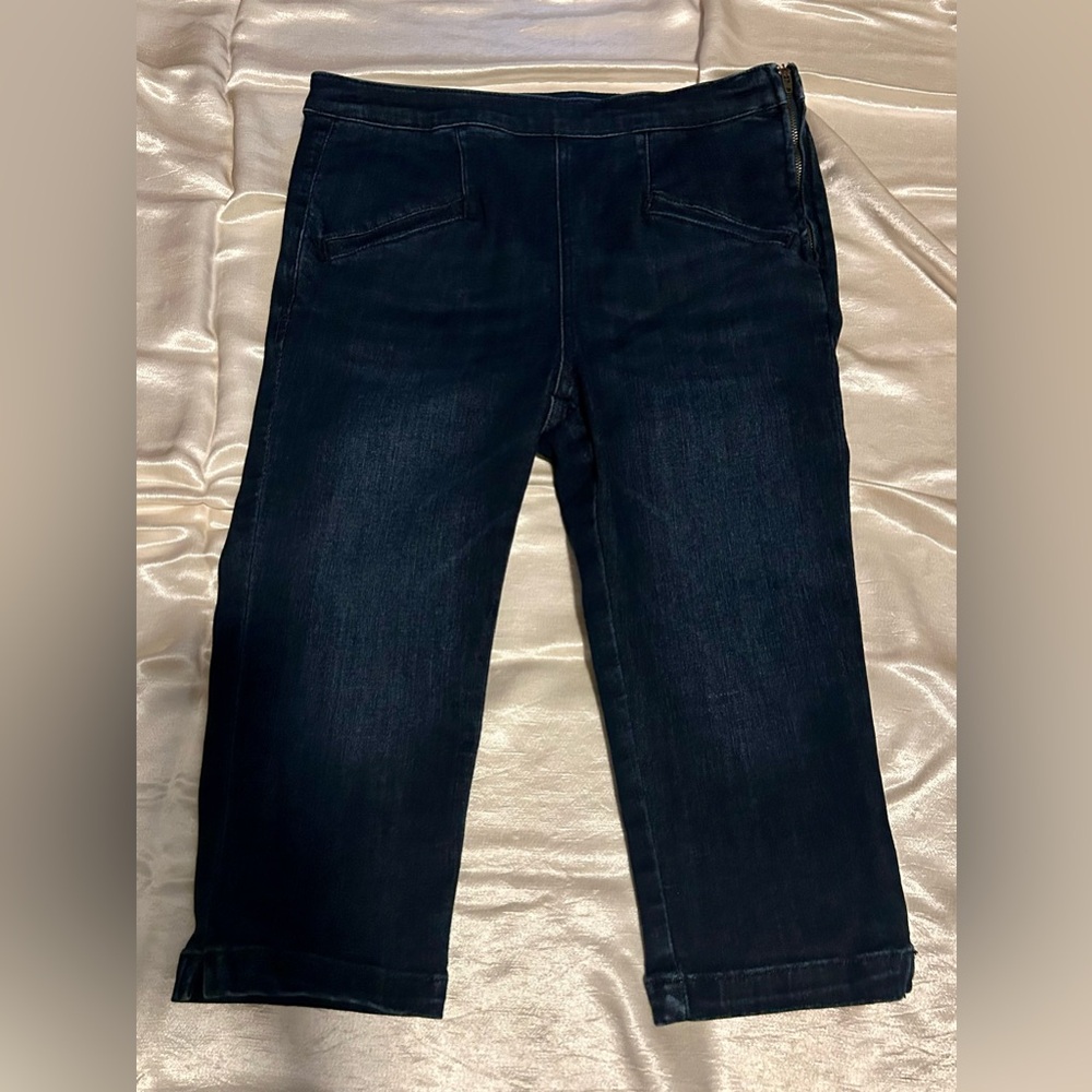 High-Rise Denim Legging/ short by Pilcro